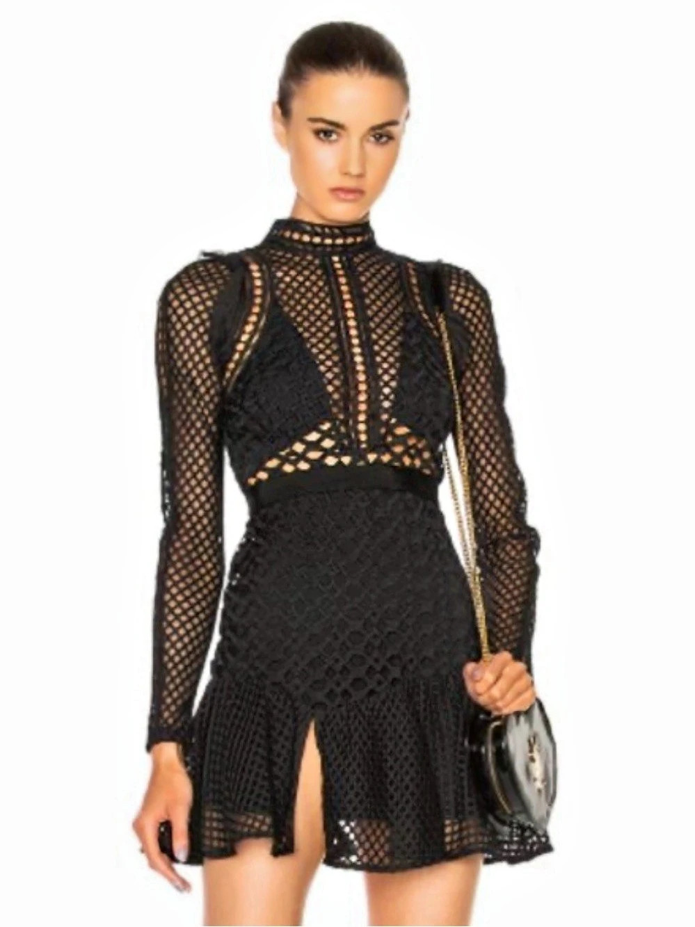 Self-Portrait Hall Mini Dress
